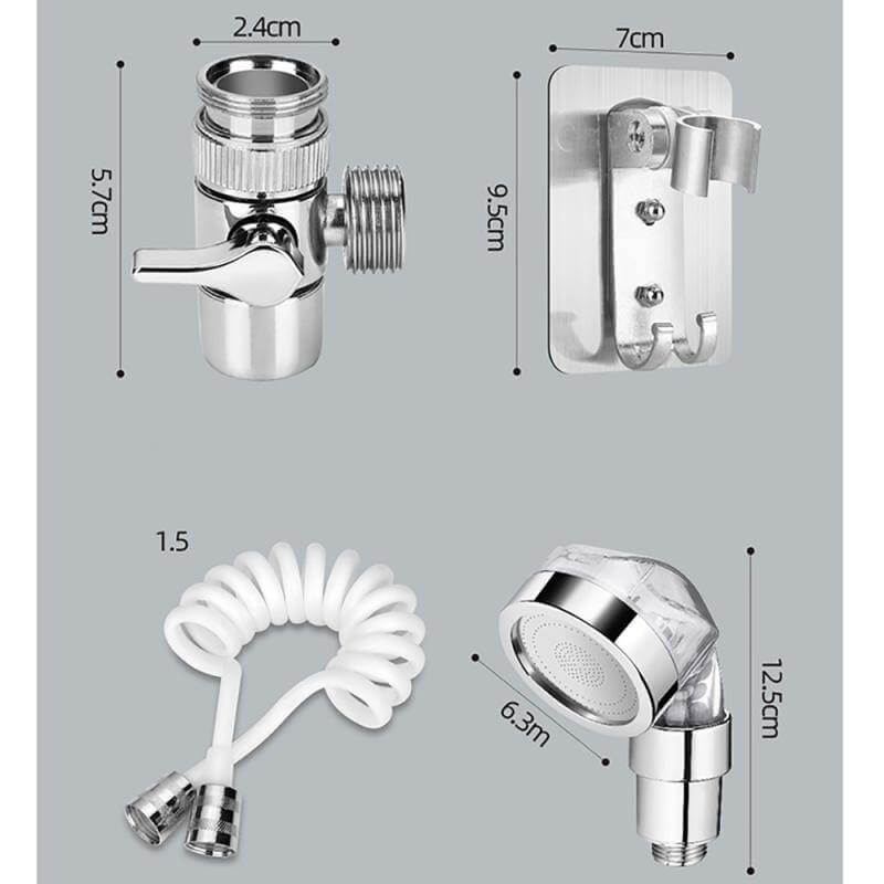 High Pressure AdjustaBowlifte Faucet Extension Head | Bowlift