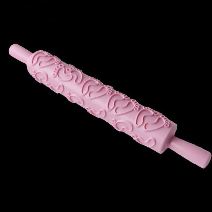 Colored 3D Pattern Rolling Pin | Bowlift