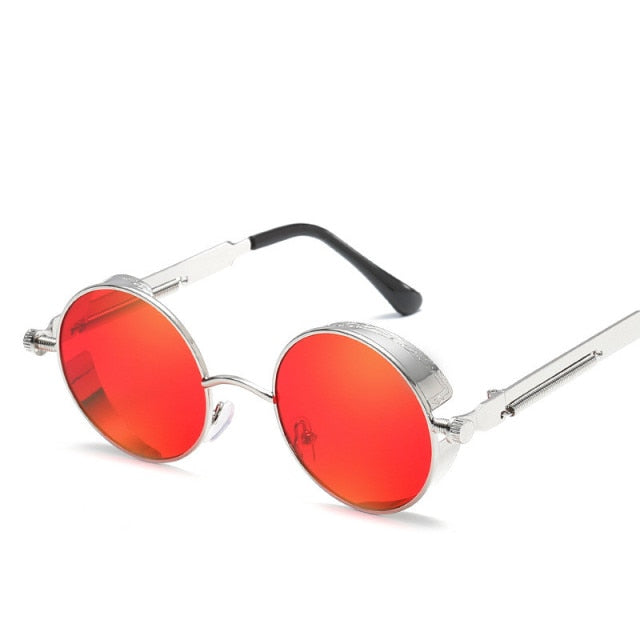 Creative Round Retro Round Metal Sunglasses | Bowlift