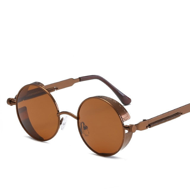 Creative Round Retro Round Metal Sunglasses | Bowlift