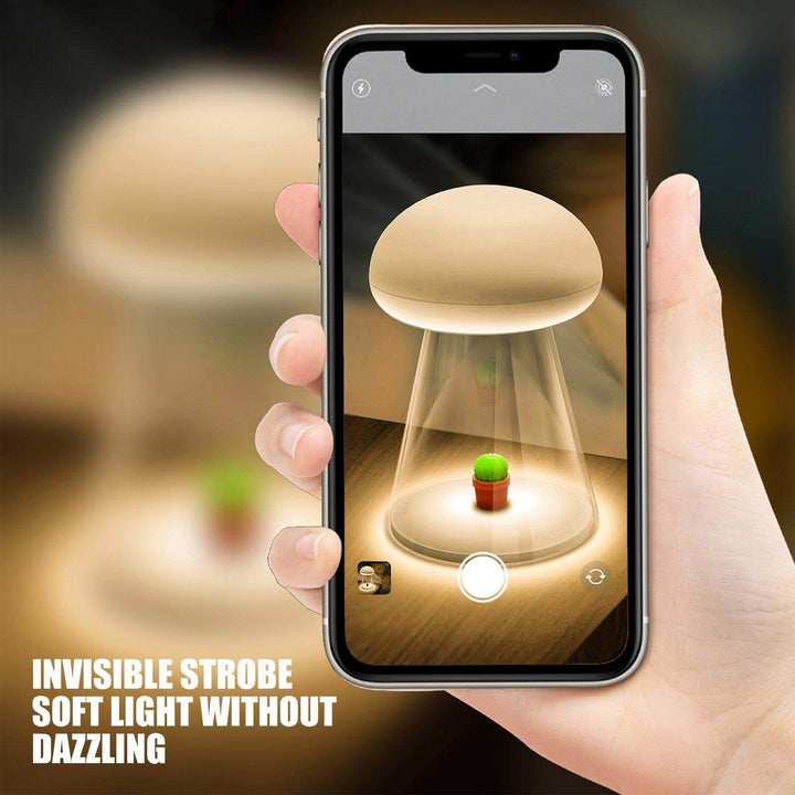 BowLift | Rechargeable White Cactus USB Mushroom Night Lamp