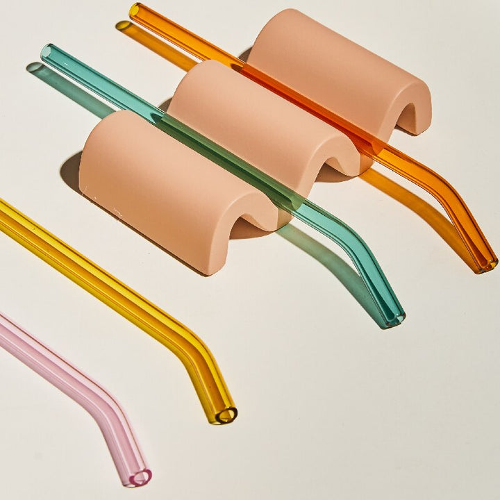 Reusable Glass Straw Set | Bowlift
