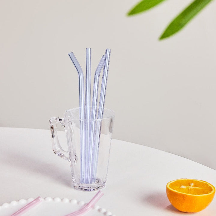 Reusable Glass Straw Set | Bowlift