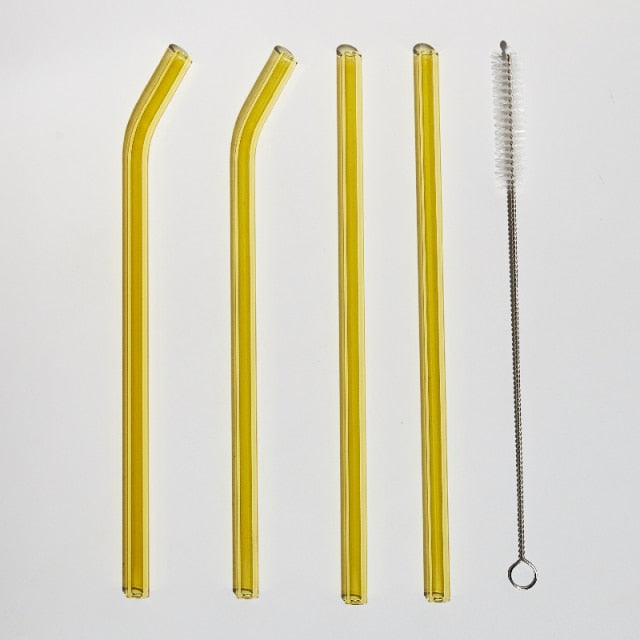 Reusable Glass Straw Set | Bowlift