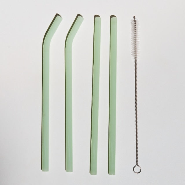 Reusable Glass Straw Set | Bowlift