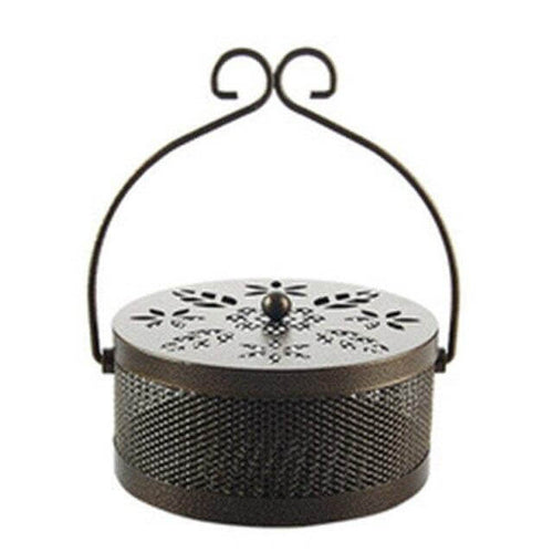 BowLift | Iron Metal Hollow Decorative Mosquito Incense Box