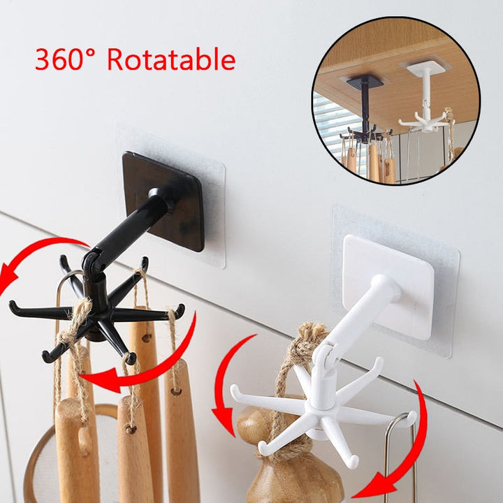 BowLift | Punch Free Kitchen Dish Hook Organizer