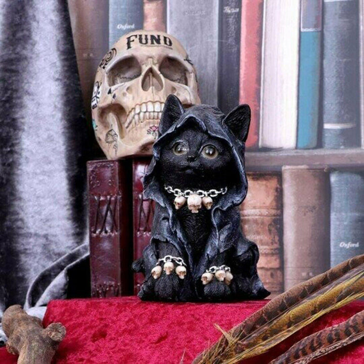 Resin Bowliftack Cat Statue Decor | Bowlift
