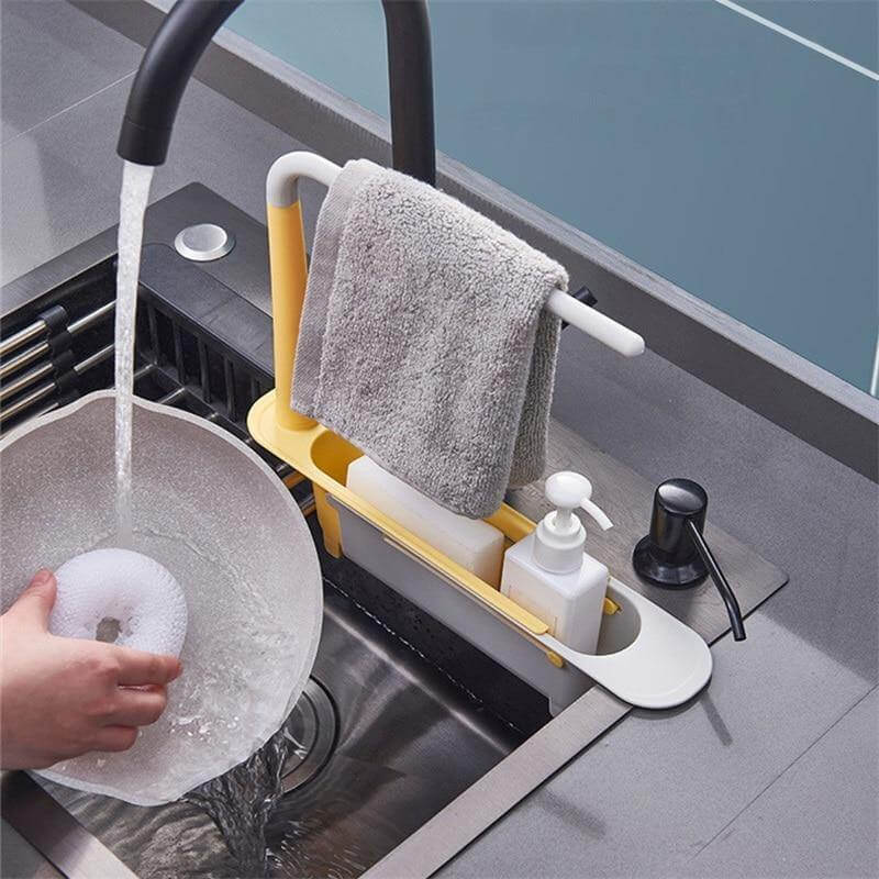 BowLift | 2in1 Kitchen Sink Folding Drain Rack