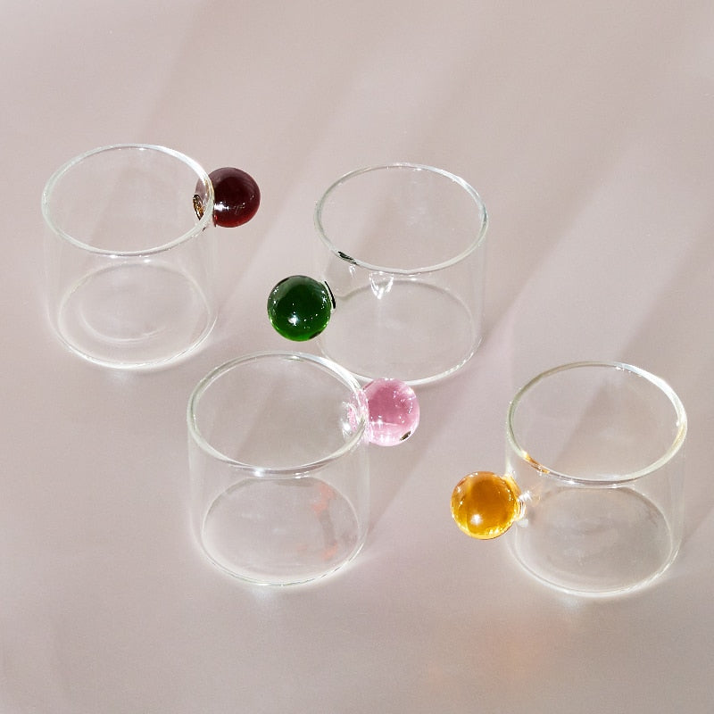 Globe Handle Glass Espresso Cup | Bowlift