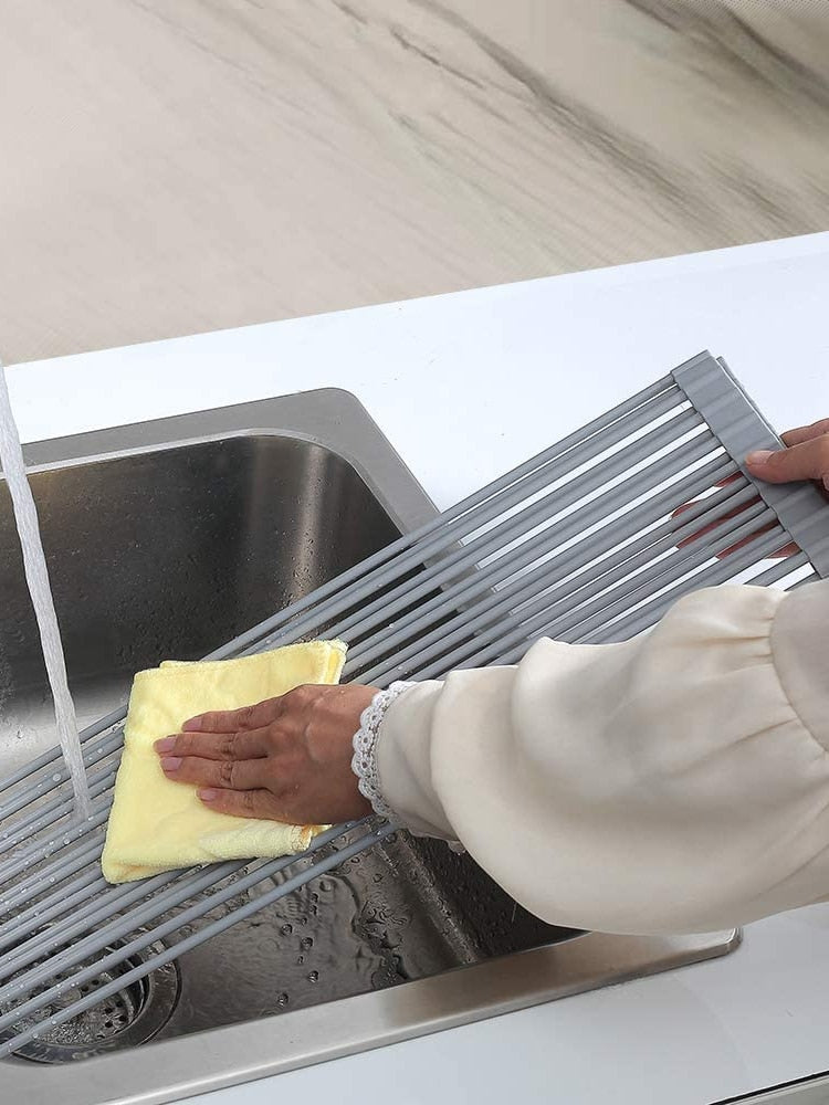 BowLift | Foldable Over Sink  Dish Drying Rack