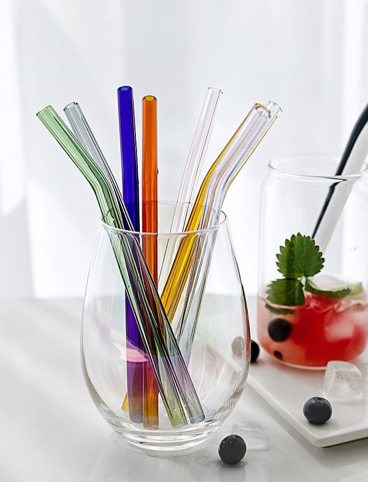 Reusable Glass Straw Set | Bowlift