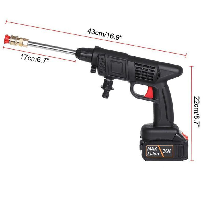 High Pressure Electric Cordless Car Washer Gun | Bowlift
