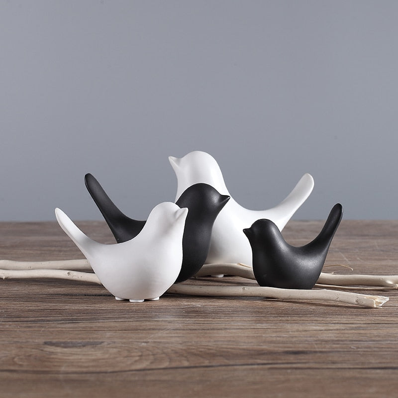 Nordic Creative Ceramic Bird Figurines | Bowlift