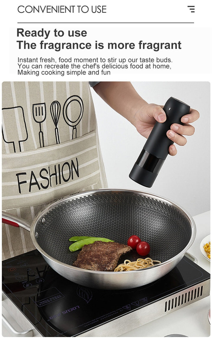 BowLift | Rechargeable Automatic Salt Pepper Grinder