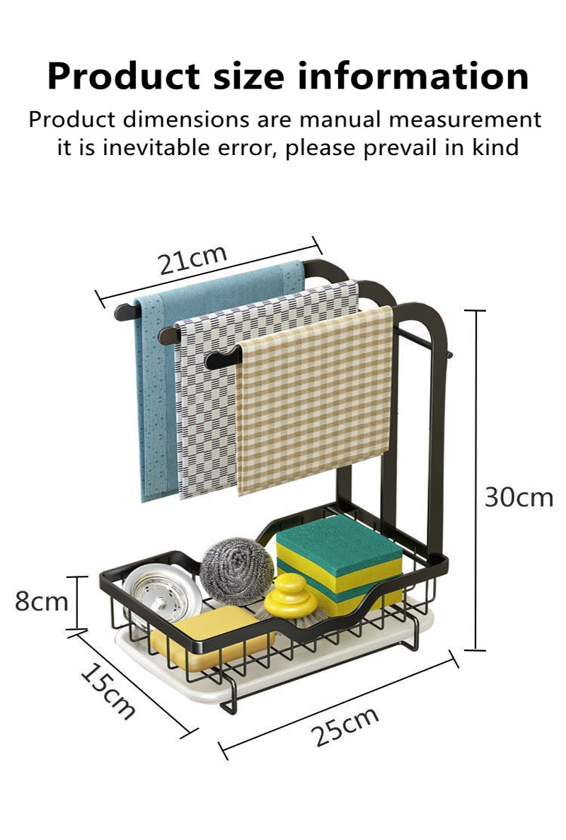 BowLift | Countertop Dish Drying Rack with Drainer