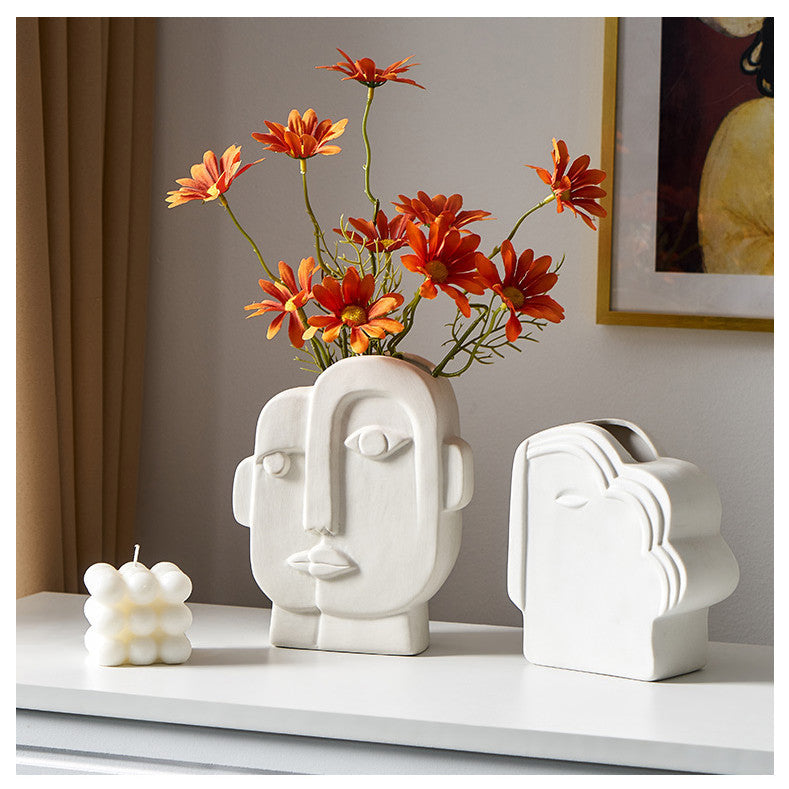 BowLift | Nordic Modern Ceramic Art Face Vase