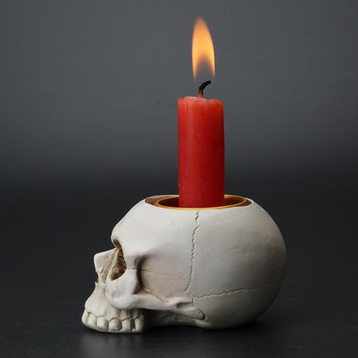 Mini Skull Head Candle Holder Mold | Bowlift