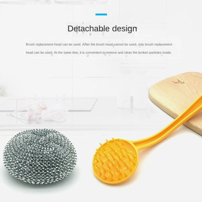 BowLift | Heavy Duty Wire Ball Kitchen Cleaning Brush