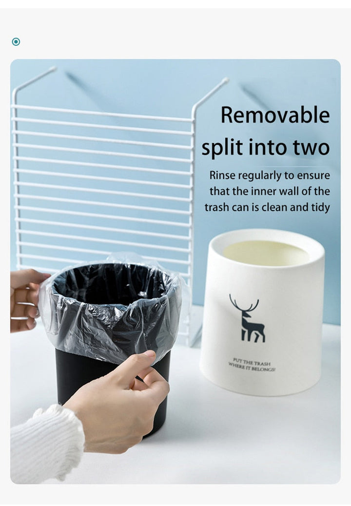 BowLift | Nordic Desktop Double-Layer Mini Trash Can