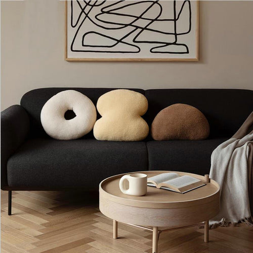 Abstract Teddy Plush Cushion | Bowlift