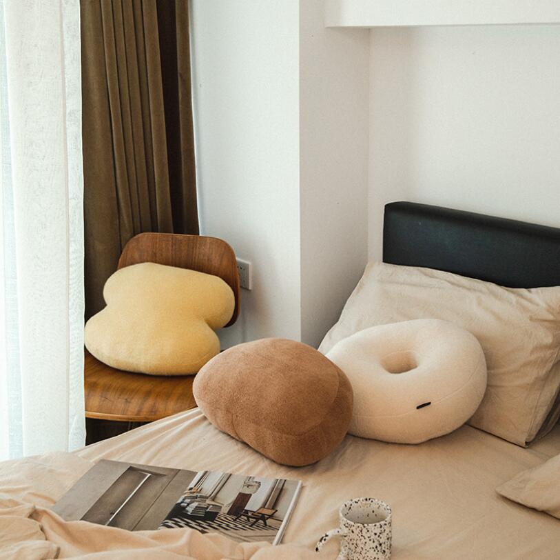 Abstract Teddy Plush Cushion | Bowlift