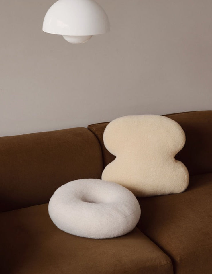 Abstract Teddy Plush Cushion | Bowlift