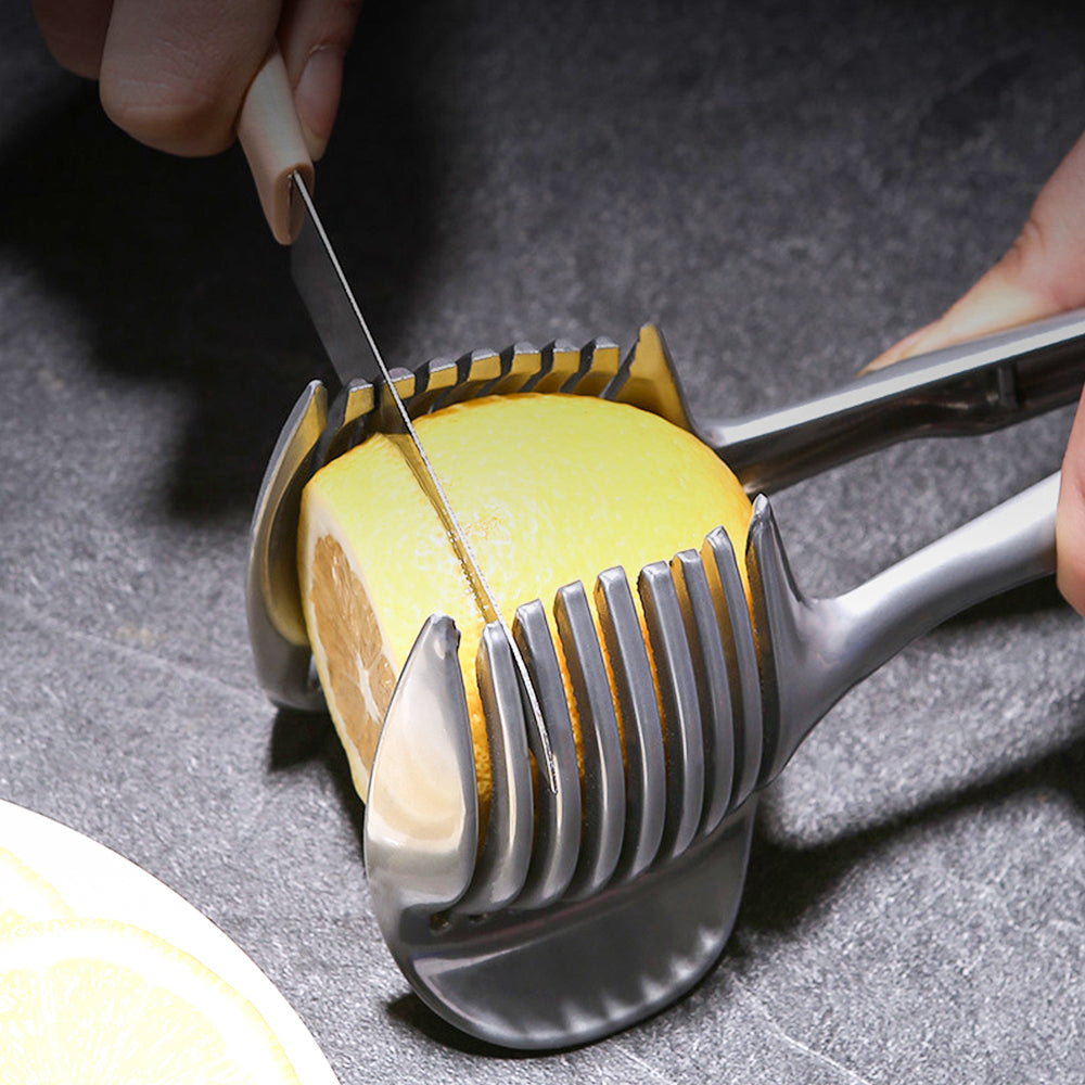 BowLift | Stainless Steel Vegetable Fruit Cutting Holder Tool