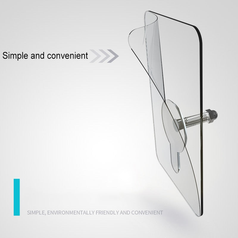 BowLift | 10 pieces heavy-duty punch-free transparent adhesive hooks