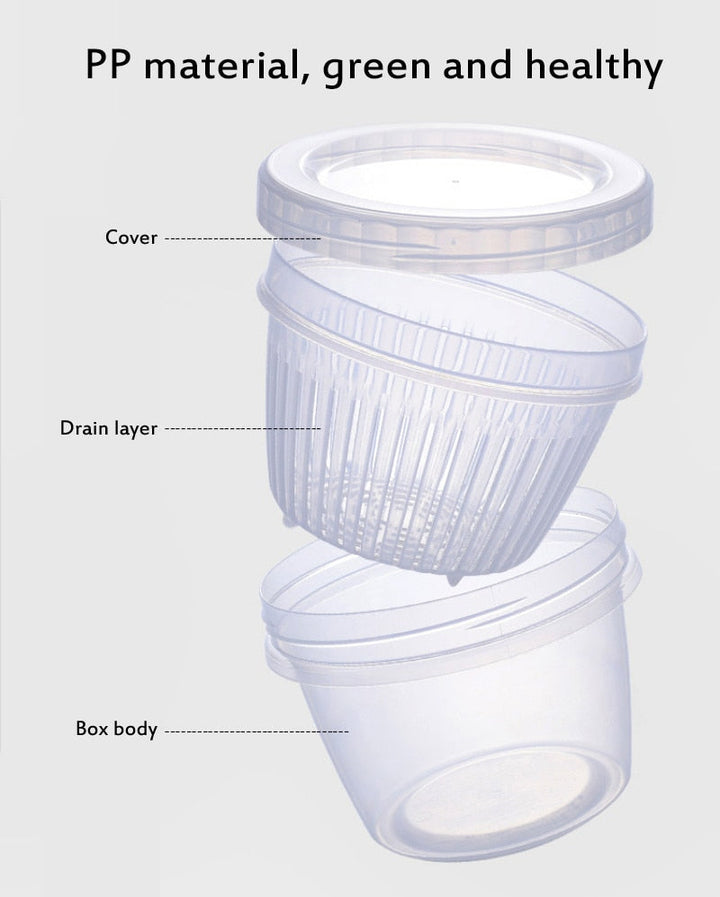 BowLift | Vegetable Fresh-Keeping Drainer Mini Container