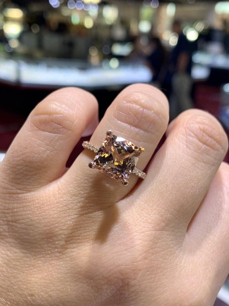 BowLift | Luxury Fashion Rose Gold Filling Inlaid Zircon Crystal Wedding Rings