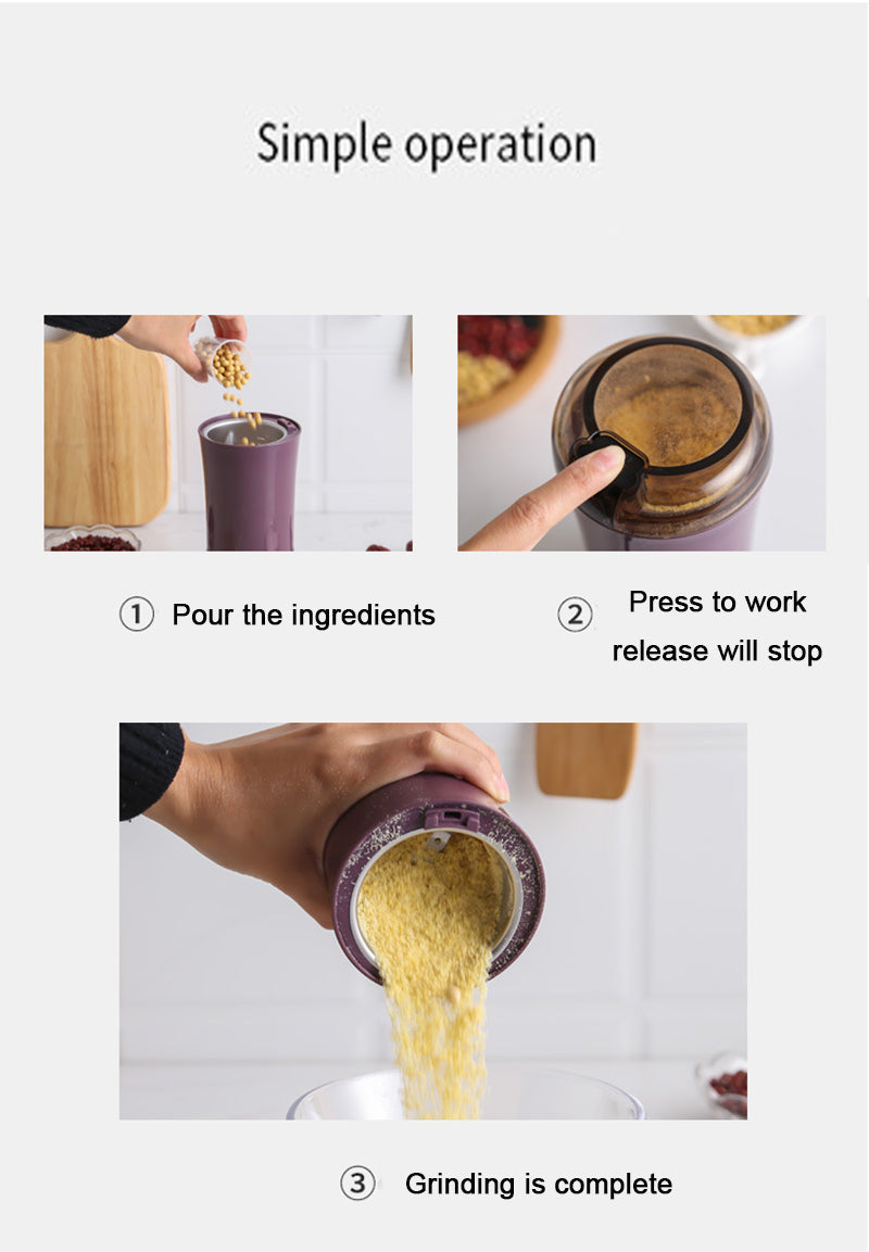 BowLift | Electric Powerful Mini Coffee Bean Grinder