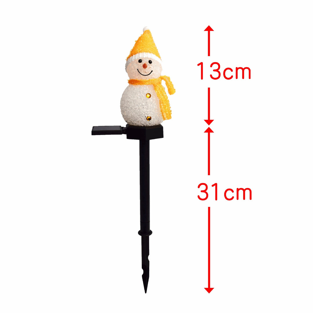BowLift | Outdoor LED Solar Snowman Light
