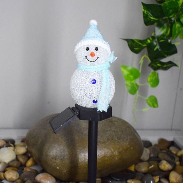 BowLift | Outdoor LED Solar Snowman Light