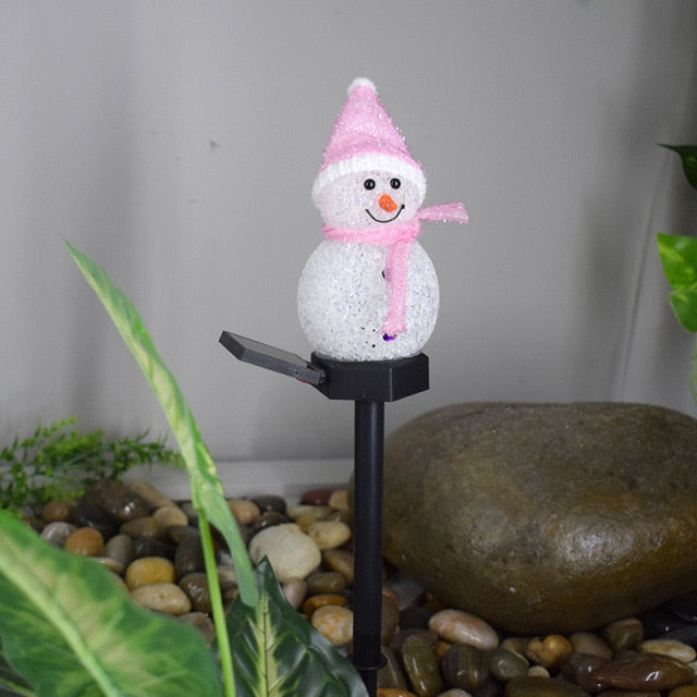 BowLift | Outdoor LED Solar Snowman Light