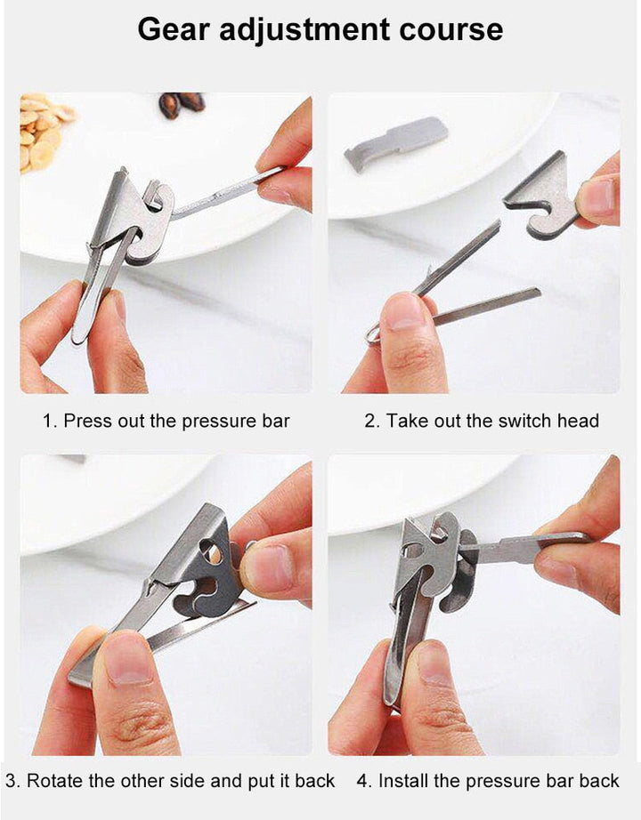 BowLift | Stainless Steel Manual Seed Peeler