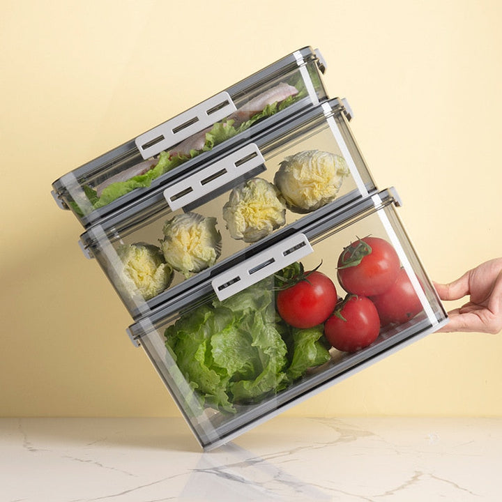 BowLift | Transparent Refrigerator Thick Storage Organizer Box