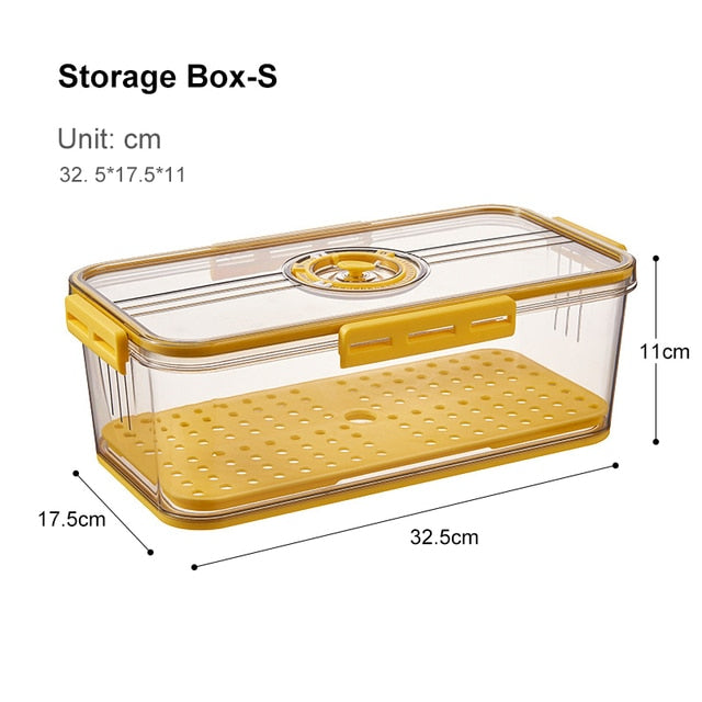 BowLift | Transparent Refrigerator Thick Storage Organizer Box