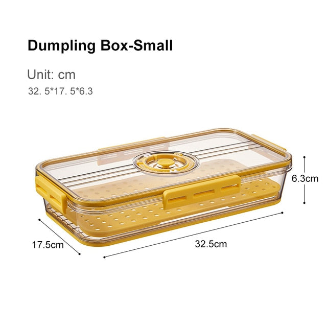 BowLift | Transparent Refrigerator Thick Storage Organizer Box