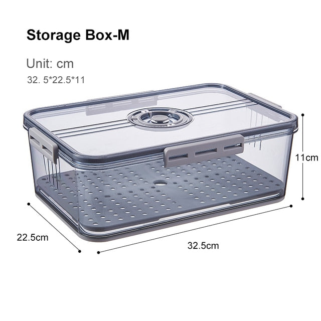 BowLift | Transparent Refrigerator Thick Storage Organizer Box