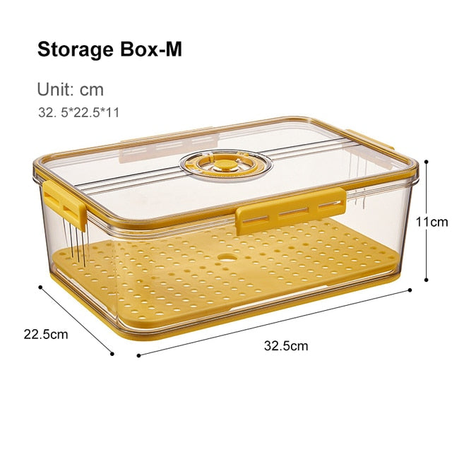 BowLift | Transparent Refrigerator Thick Storage Organizer Box