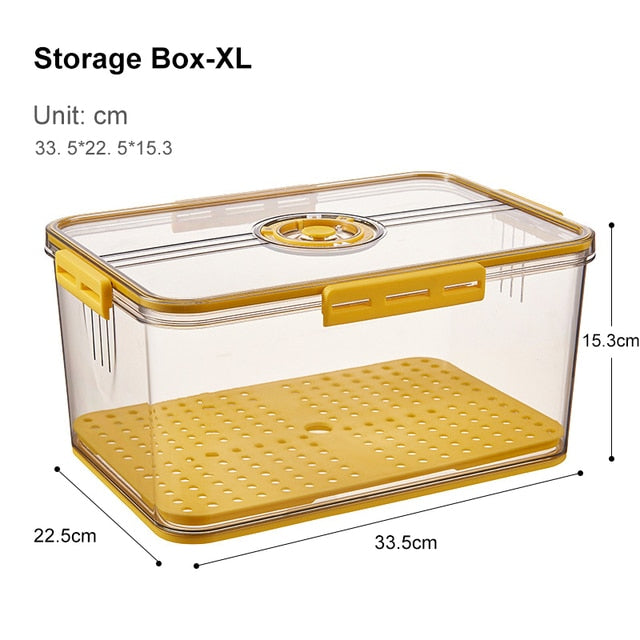 BowLift | Transparent Refrigerator Thick Storage Organizer Box