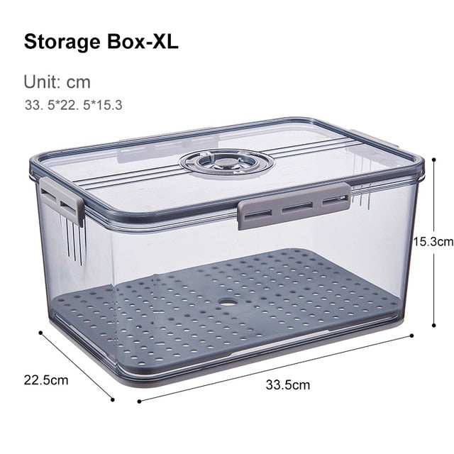 BowLift | Transparent Refrigerator Thick Storage Organizer Box