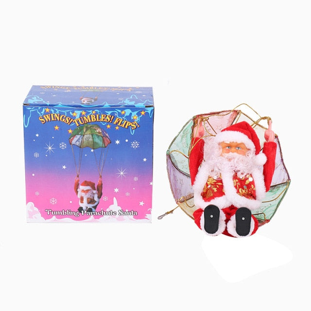 BowLift | Electric Santa Claus Parachute Christmas Toy