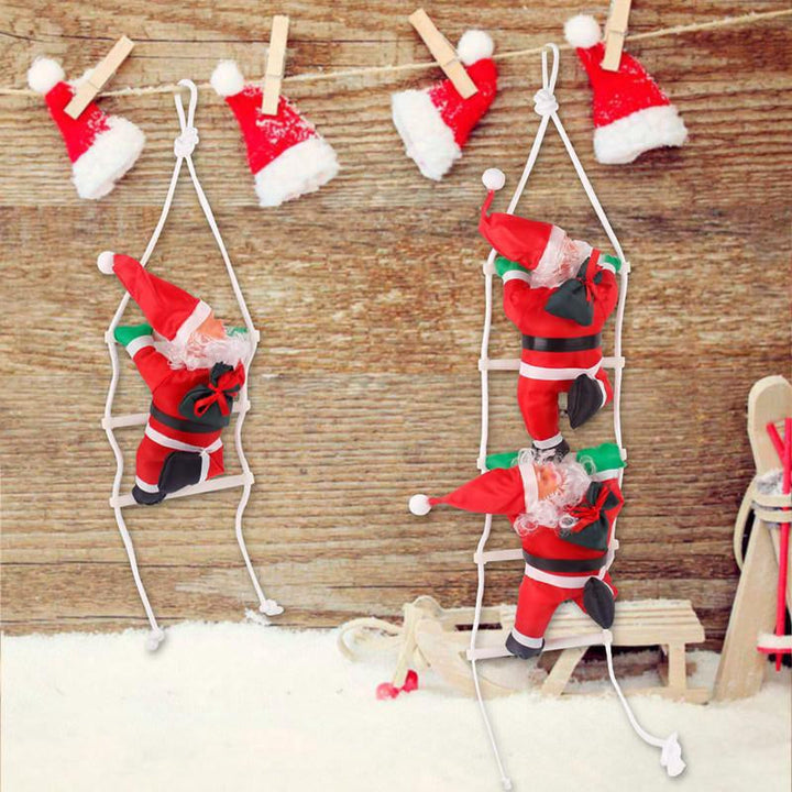 BowLift | Christmas Santa Claus Doll Pendant Ladder