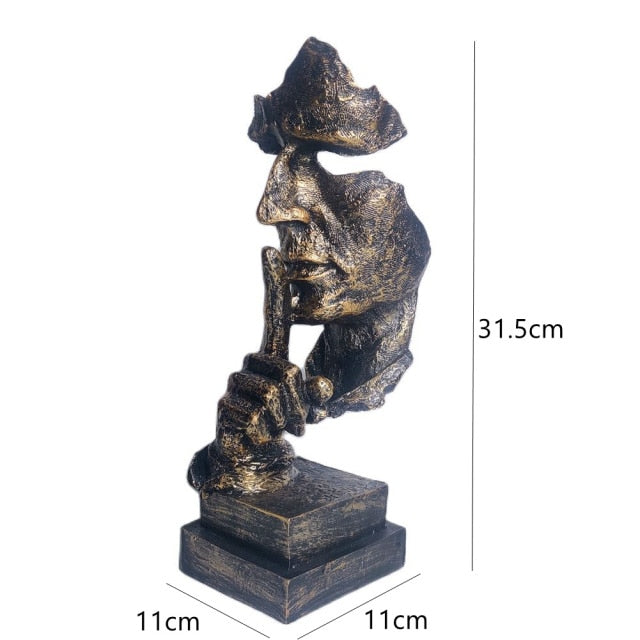 Nordic Abstract Unique Thinker Figurine Home Decor | Bowlift