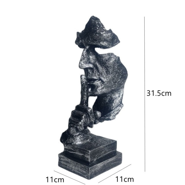 Nordic Abstract Unique Thinker Figurine Home Decor | Bowlift