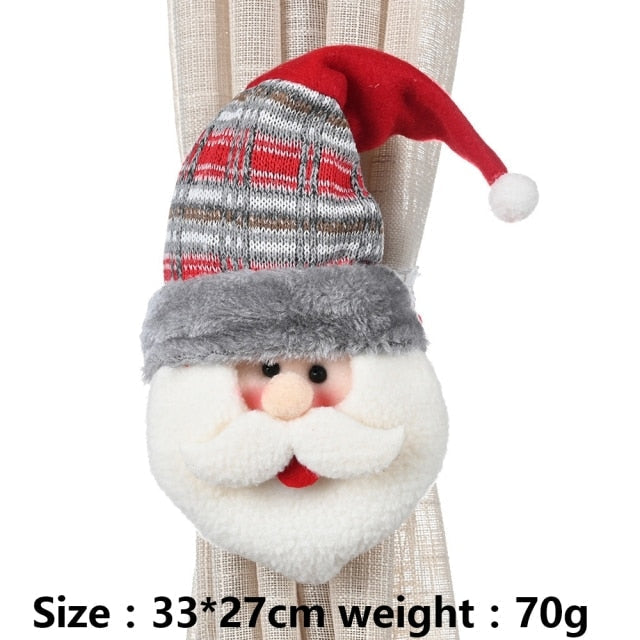 BowLift | Christmas Santa Elk Curtain Holder