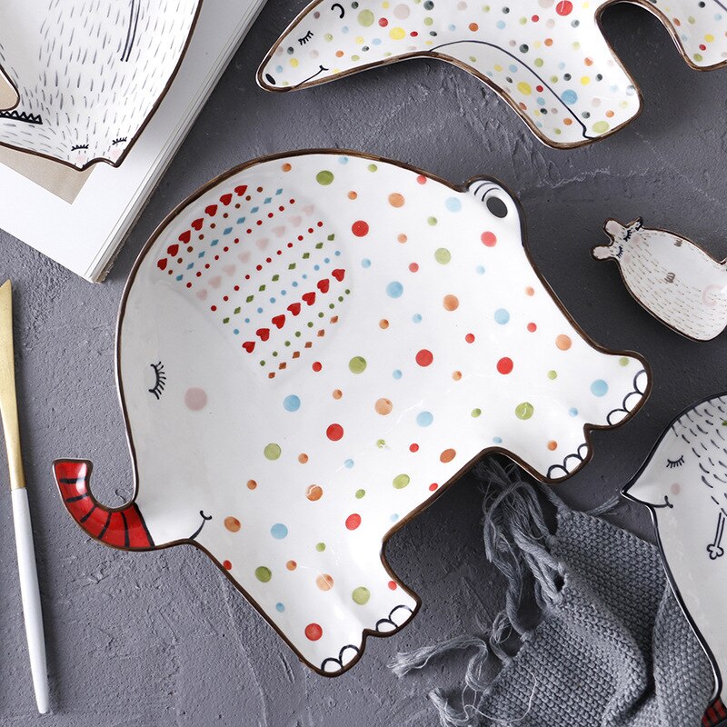 BowLift | Ceramic Creative Cute Animal Breakfast Plates