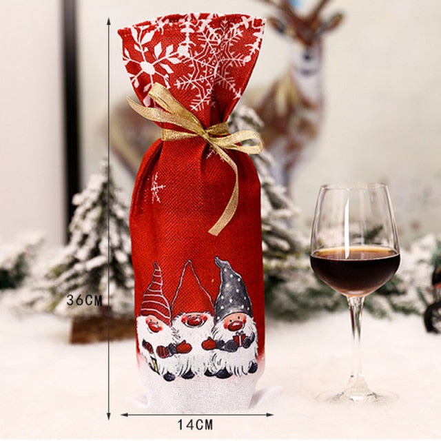 BowLift | Christmas Santa Bottle Cover